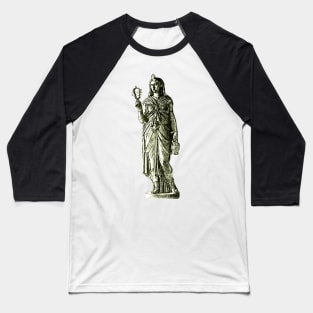 Greco-Roman Statue of the Egyptian Goddess Isis/Asset Baseball T-Shirt